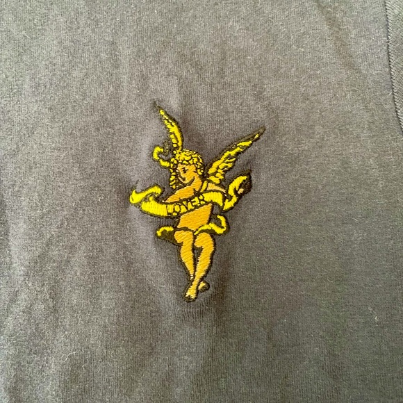 NWOT Urban Outfitters “Lover” cropped navy tee - Picture 2 of 3